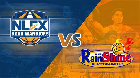 NLEX Road Warriors vs Rain or Shine Elasto Painters live  .